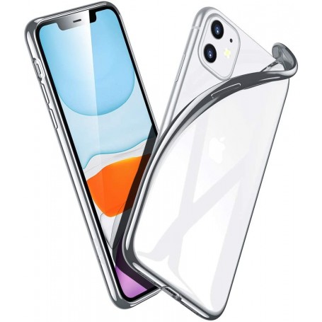 Coque  iPhone 11 Transparent en Silicone TPU Souple Ultra Fin