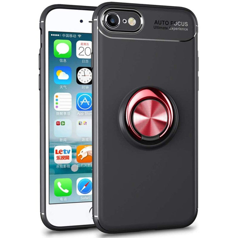  Coque Transparente pour iPhone SE 2020/ 8/ 7/ avec Anneau Rep iPhone Médoc