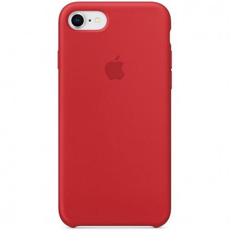 Coque En Silicone Rouge iPhone SE 2020