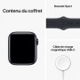 Apple Watch SE (2ᵉ génération) Boîtier en Aluminium Minuit , Bracelet Sport Minuit