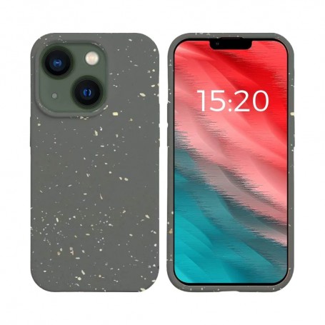Coque Éco-Responsable en Bambou Noir pour iPhone 13 Pro Max – Protection Durable
