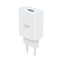 Chargeur Secteur USB CONNECT MC-CBA18W Charge Rapide 18W QC3.0 Blanc