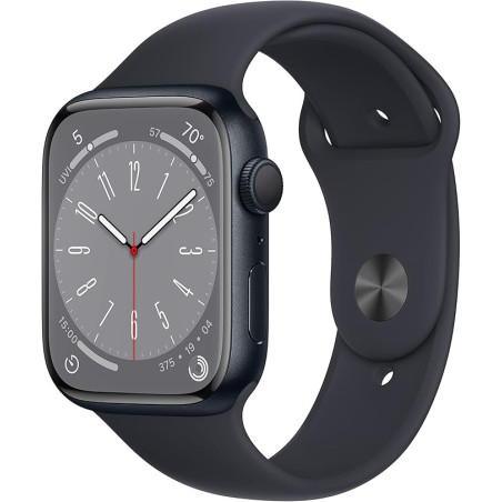 Apple Watch Series 8 45 mm GPS | Reconditionnée avec Écran et Batterie Neufs
