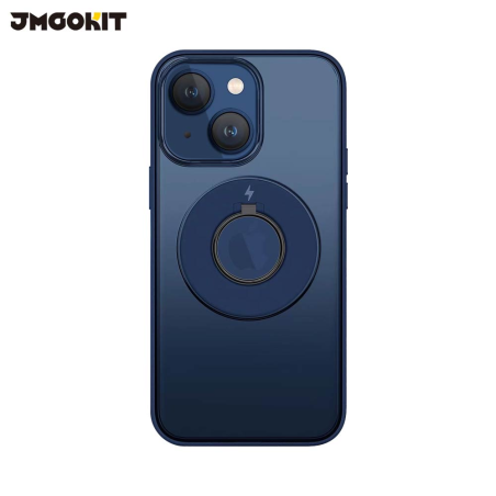 Coque de Protection King JMGOKIT pour Apple iPhone 14 MagSafe Bleu Marine