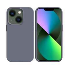 Coque Silicone Compatible pour Apple iPhone 13 Bleu Pastel