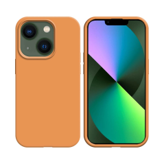 Coque Silicone Compatible pour Apple iPhone 13 Corail