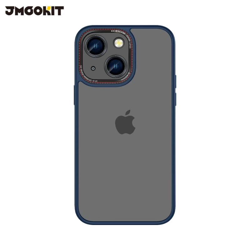 Coque de Protection Canon Lens JMGOKIT pour Apple iPhone 13 Bleu