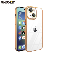 Coque de Protection Crystal Glass JMGOKIT pour Apple iPhone 13 Or
