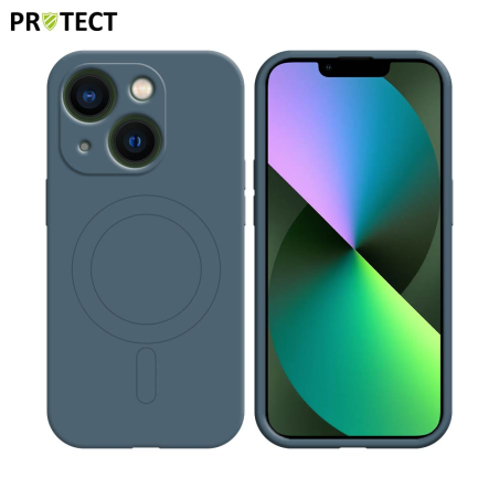 Coque de Protection IZ001 PROTECT pour Apple iPhone 13 MagSafe Bleu