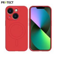 Coque de Protection IZ001 PROTECT pour Apple iPhone 13 MagSafe Rouge
