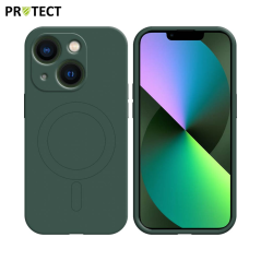 Coque de Protection IZ001 PROTECT pour Apple iPhone 13 MagSafe Vert Foncé