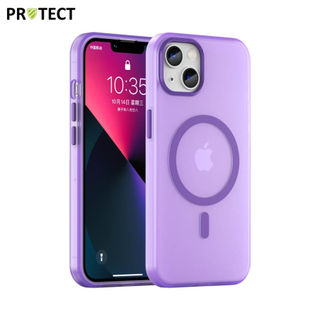 Coque de Protection MF-006 MagSafe PROTECT pour Apple iPhone 13 Violet Foncé